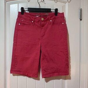 Women's Seven Red Denim Shorts